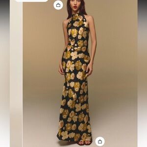 NWT Reformation Bianca Silk Dress